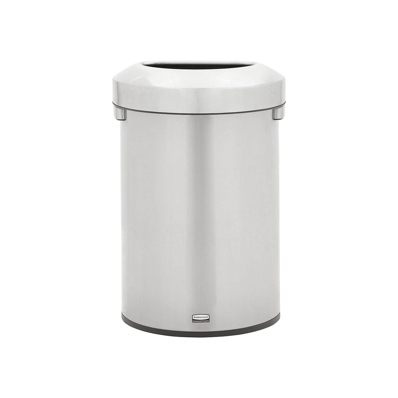 Featuring a classic design and fingerprint-resistant stainless steel, the Refine waste container fits seamlessly into any commercial space for a discreet look that enhances the overall environment.