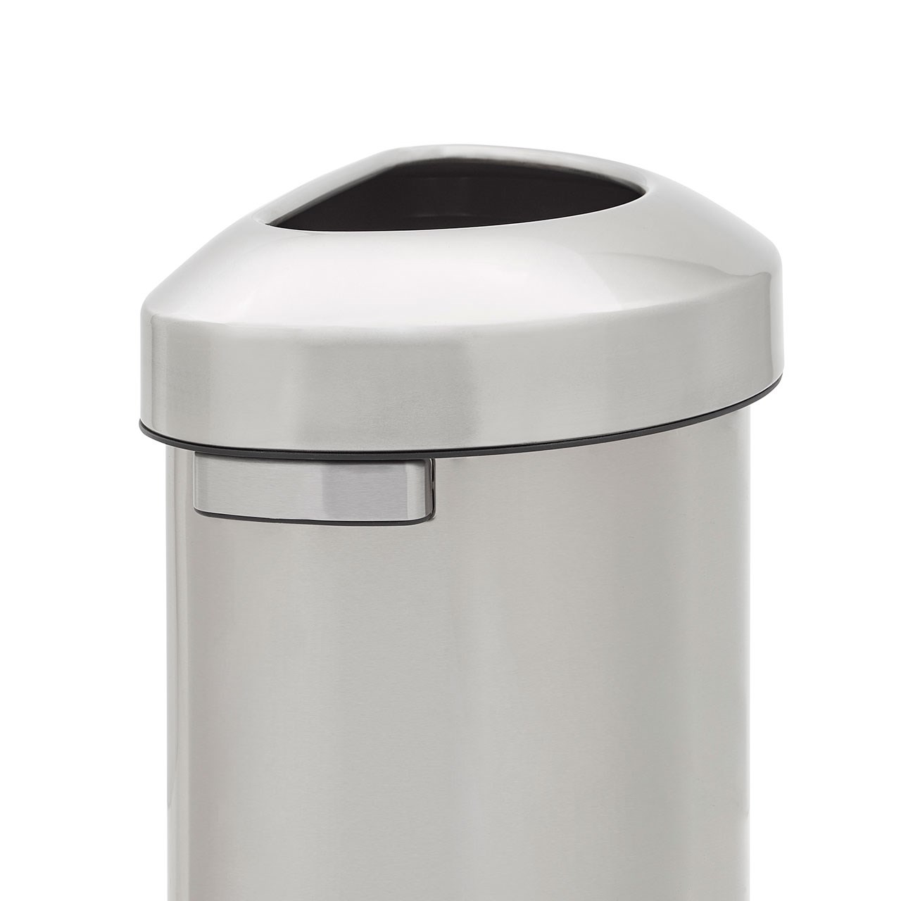 Featuring a classic design and fingerprint-resistant stainless steel, the Refine™ waste container fits seamlessly into any commercial space for a discreet look that enhances the overall environment.