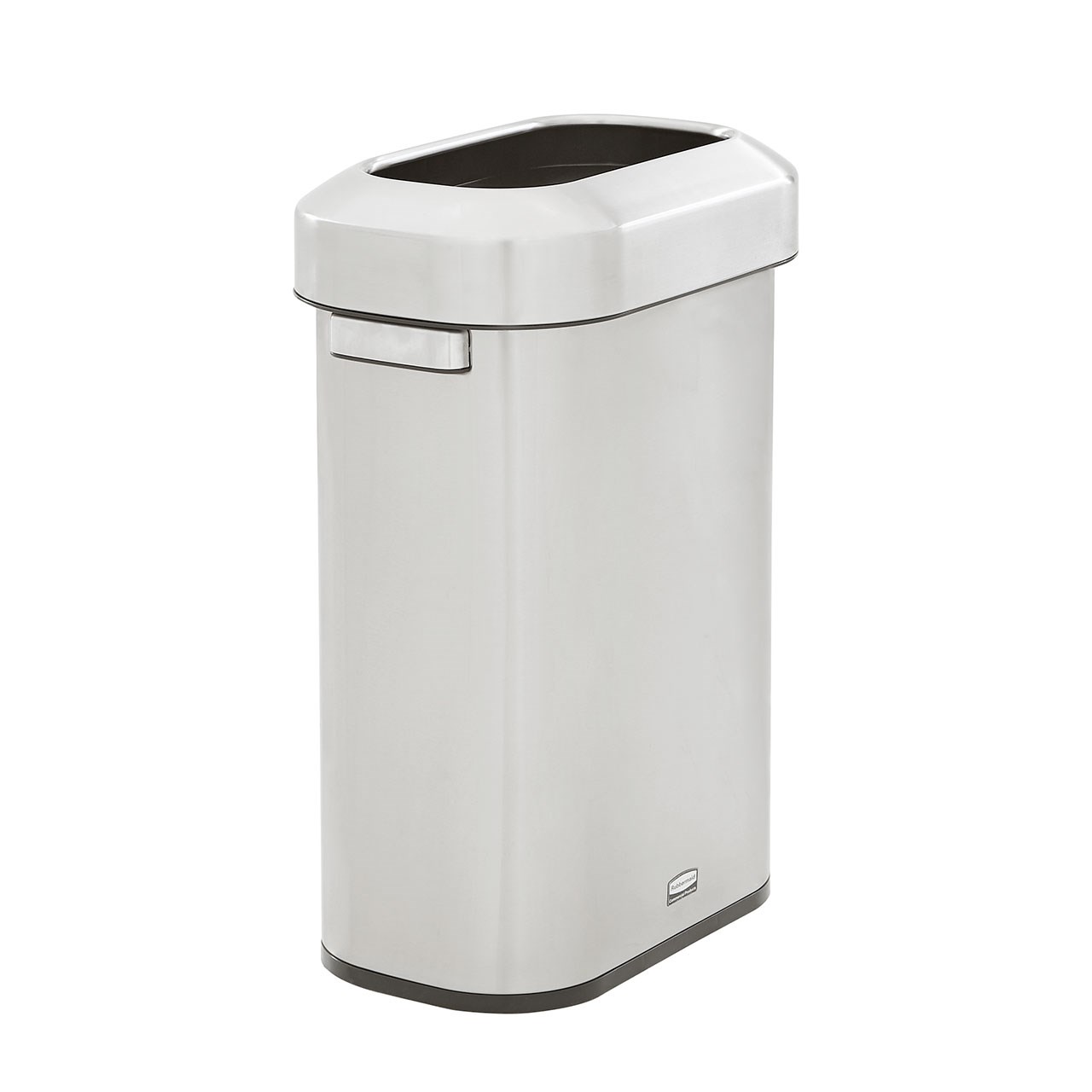 Featuring a classic design and fingerprint-resistant stainless steel, the Refine waste container fits seamlessly into any commercial space for a discreet look that enhances the overall environment.