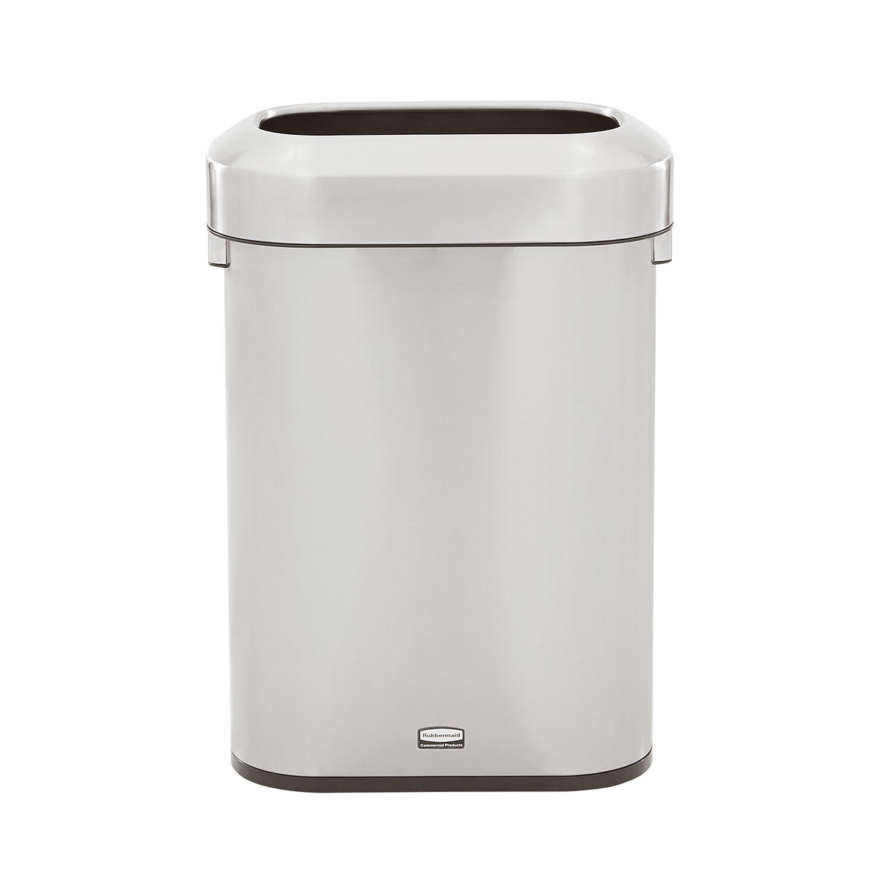 Featuring a classic design and fingerprint-resistant stainless steel, the Refine waste container fits seamlessly into any commercial space for a discreet look that enhances the overall environment.