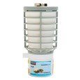 The Rubbermaid Commercial TCell™ odor control system utilizes passive fuel cell technology to deliver precise, timed fragrance for up to 90 days of consistent odor control.