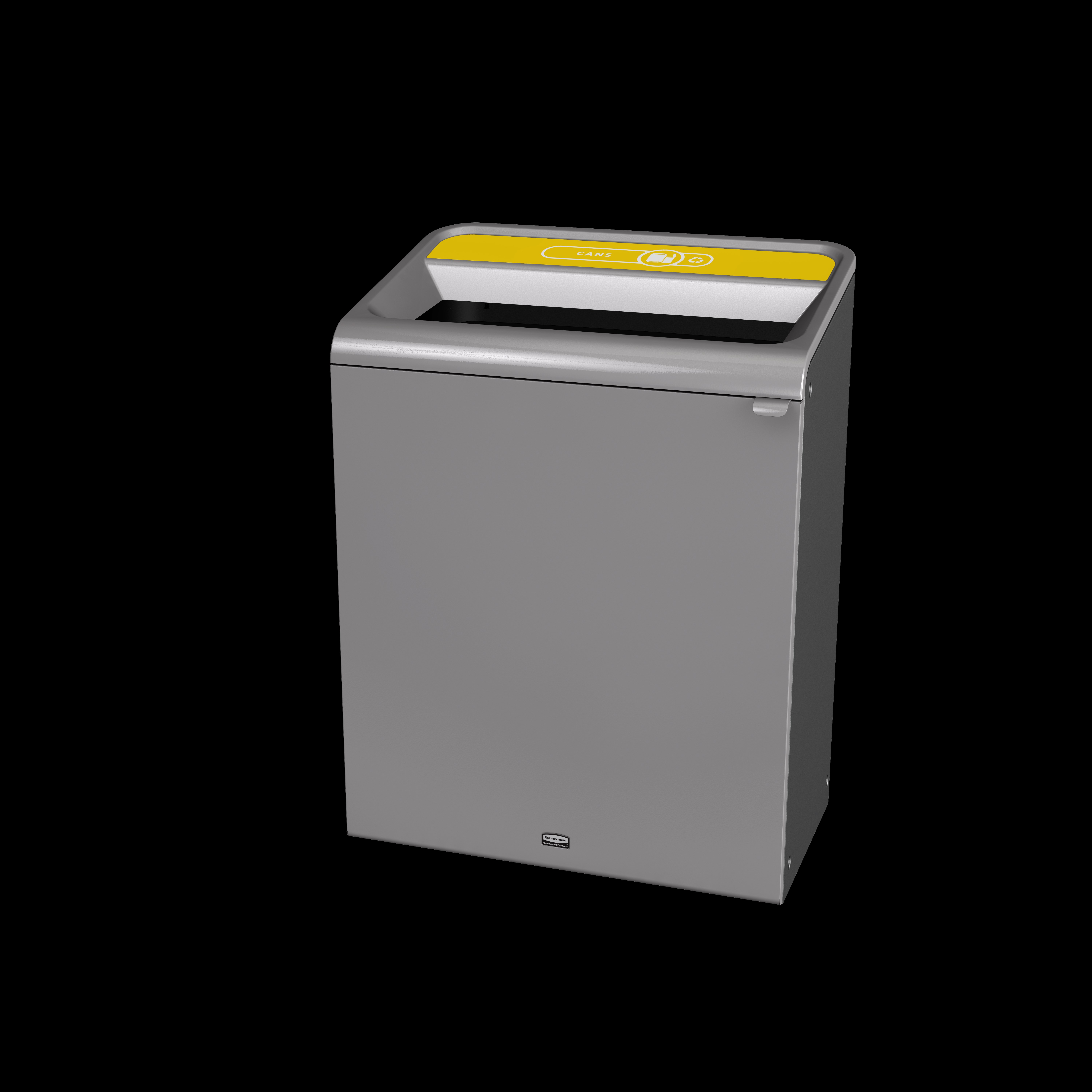 The Configure™ Decorative Waste Containers provide a recycling solution with sleek, smooth surfaces and contoured edges. This recycling system has a modern appearance that will fit seamlessly into any indoor or outdoor commercial environment. Please note: this SKU is a Configure™ 1-Stream 45 Gallon container with a "Cans" label.