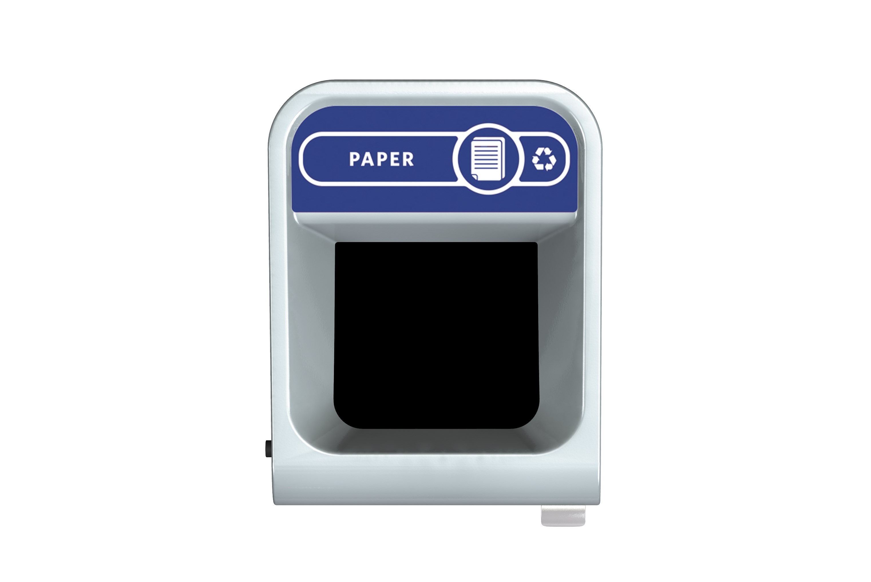 The Configure™ Decorative Waste Containers provide a recycling solution with sleek, smooth surfaces and contoured edges. This recycling system has a modern appearance that will fit seamlessly into any indoor or outdoor commercial environment. Please note: this SKU is a Configure™ 1-Stream 33 Gallon container with a "Paper" label.