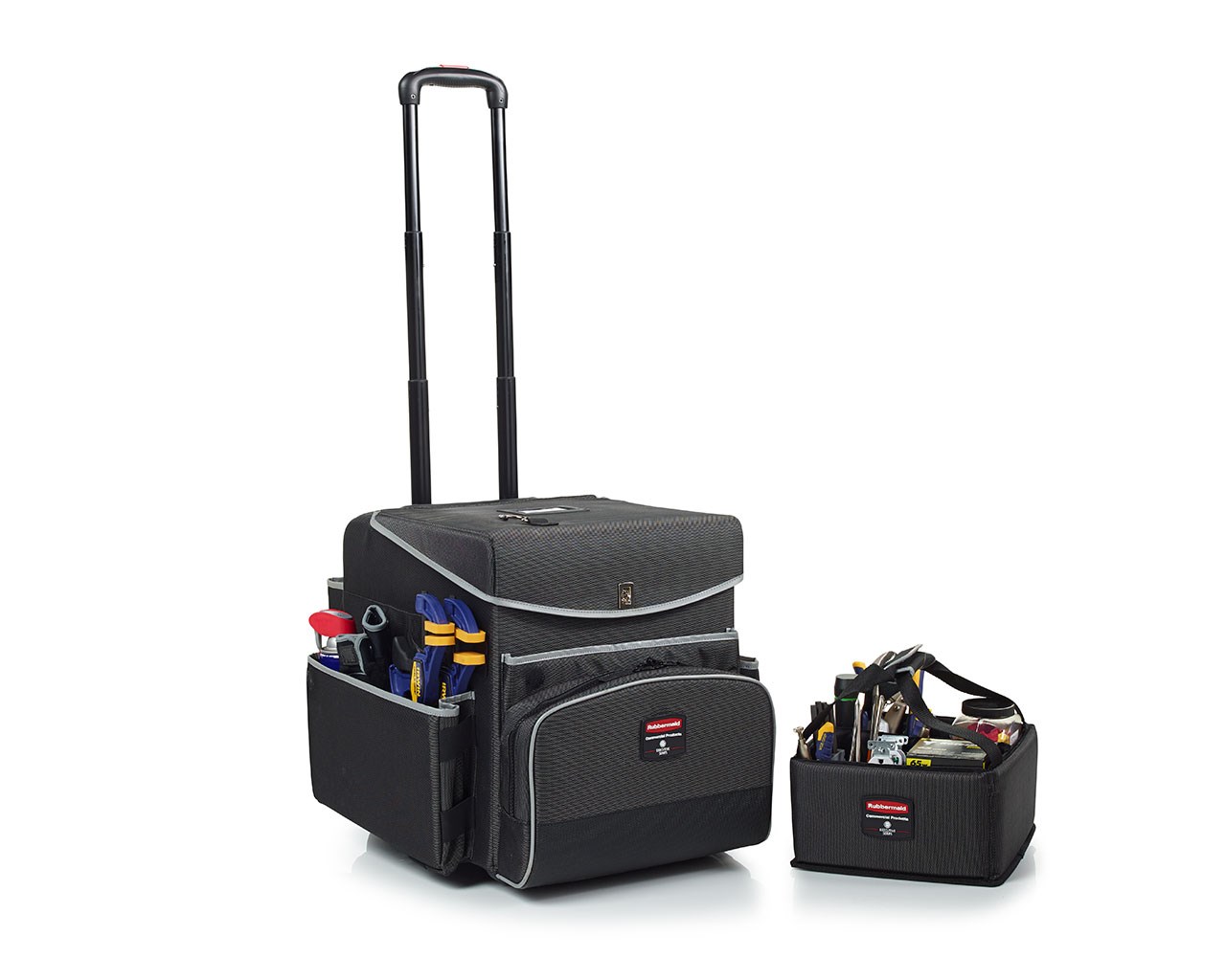 The Executive Quick Cart Caddy is great for organizing amenities with its adjustable and removable dividers.