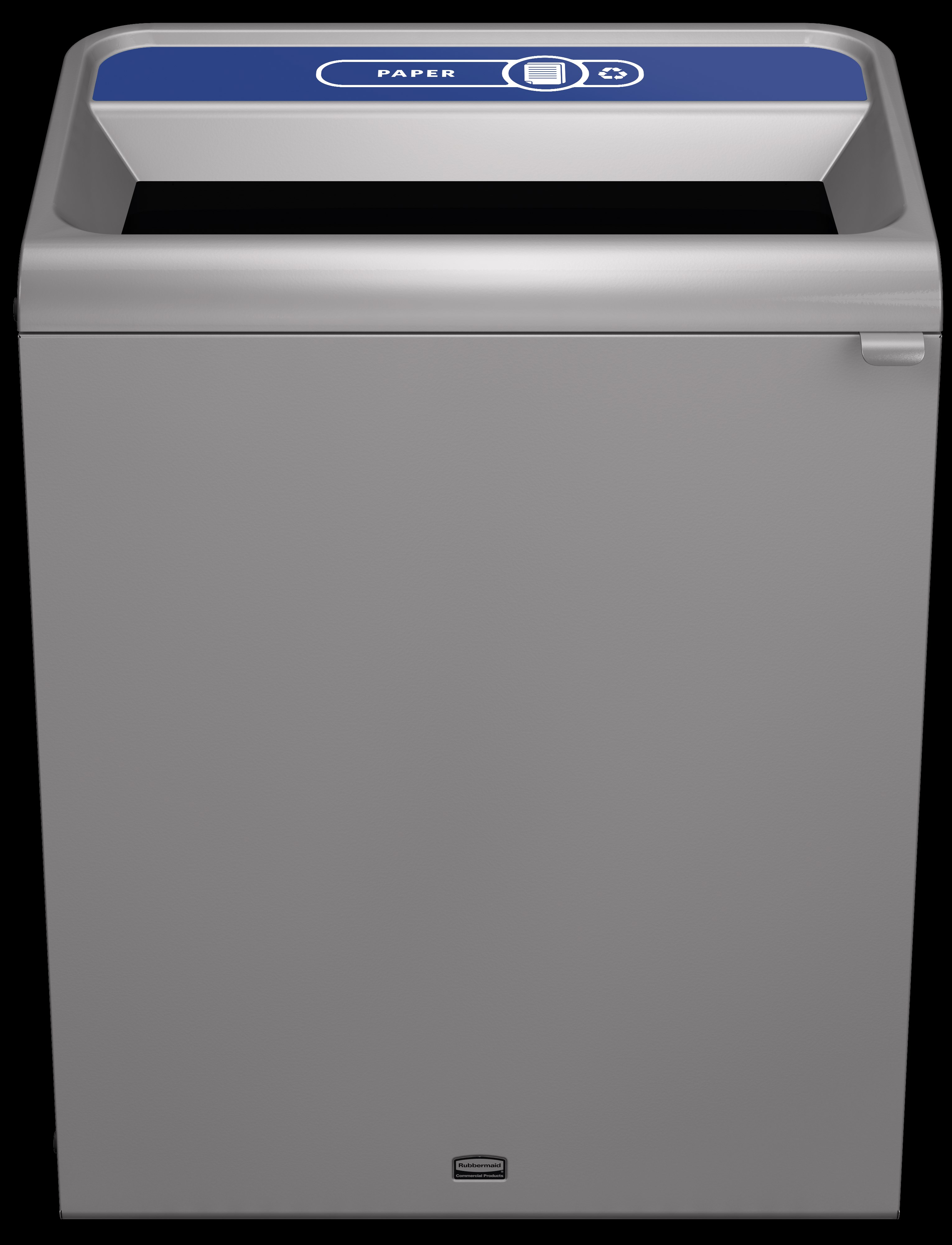 컨피규어™ 장식용 쓰레기통은 매끄럽고 매끄러운 표면과 윤곽이 있는 모서리로 재활용 솔루션을 제공합니다. 이 재활용 시스템은 실내 또는 실외 상업 환경에 완벽하게 어울리는 현대적인 외관을 갖추고 있습니다. 참고: 이 SKU는 "종이" 라벨이 부착된 Configure™ 1-Stream 45갤런 용기입니다.