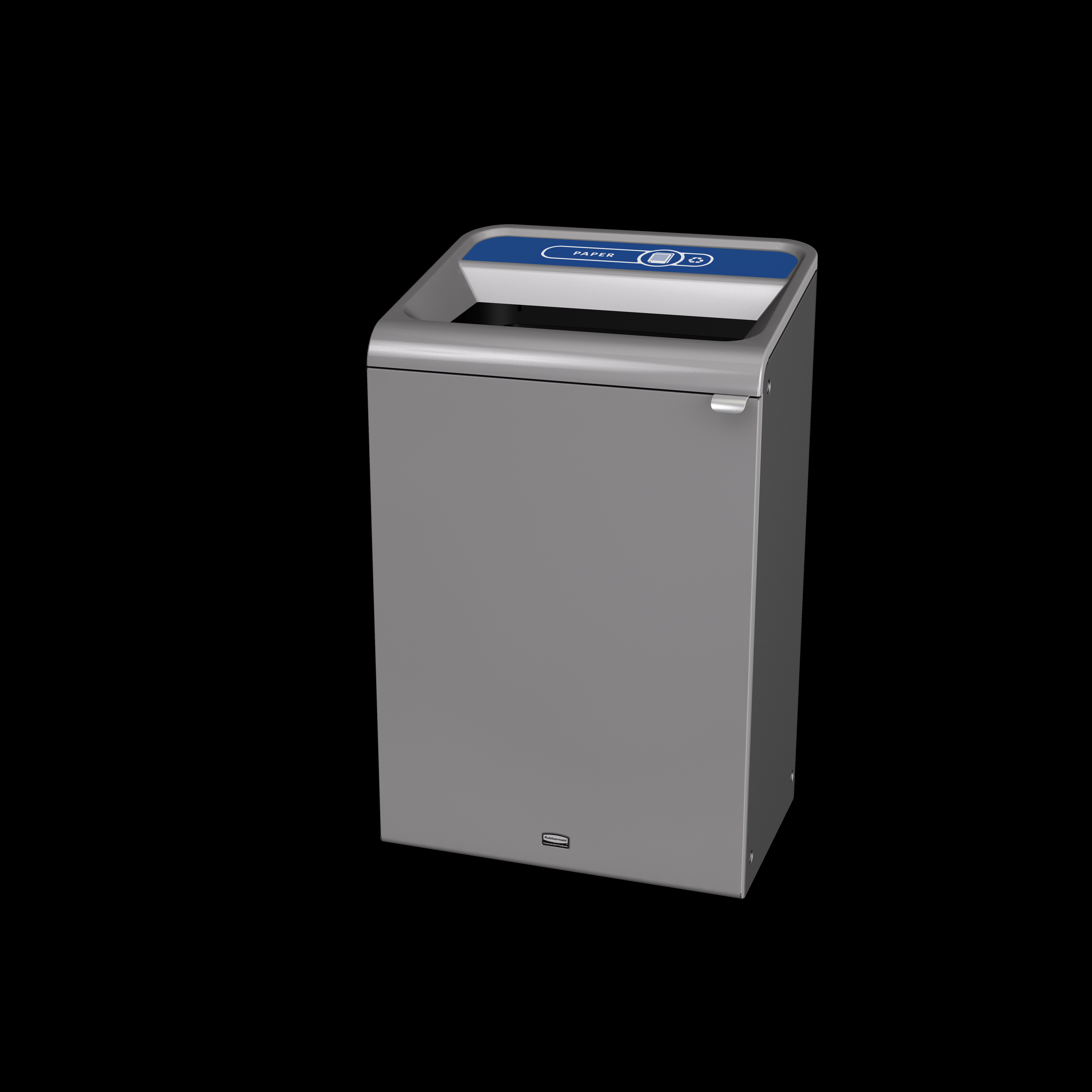 The Configure™ Decorative Waste Containers provide a recycling solution with sleek, smooth surfaces and contoured edges. This recycling system has a modern appearance that will fit seamlessly into any indoor or outdoor commercial environment. Please note: this SKU is a Configure™ 1-Stream 33 Gallon container with a "Paper" label.