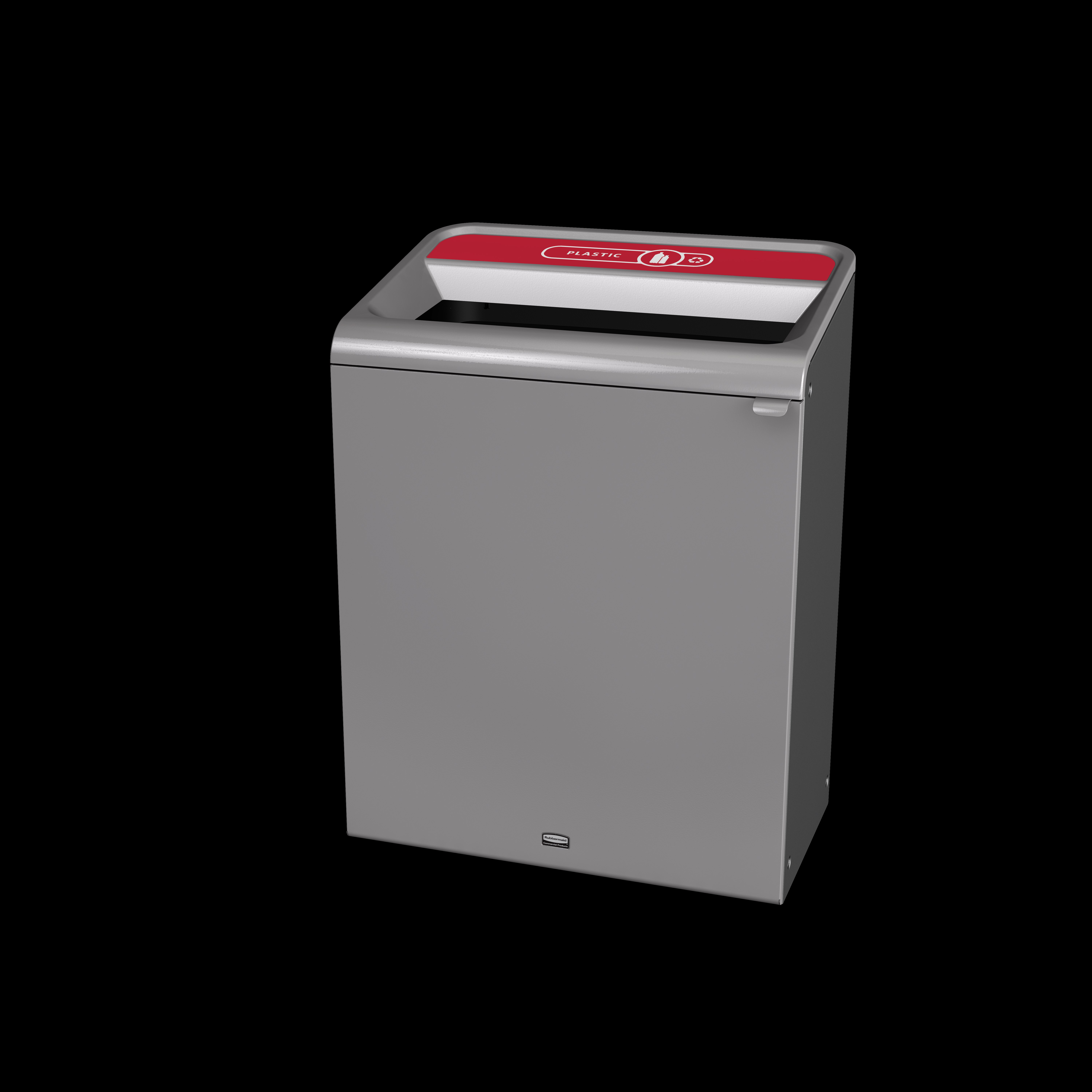 The Configure™ Decorative Waste Containers provide a recycling solution with sleek, smooth surfaces and contoured edges. This recycling system has a modern appearance that will fit seamlessly into any indoor or outdoor commercial environment. Please note: this SKU is a Configure™ 1-Stream 45 Gallon container with a "Plastic" label.