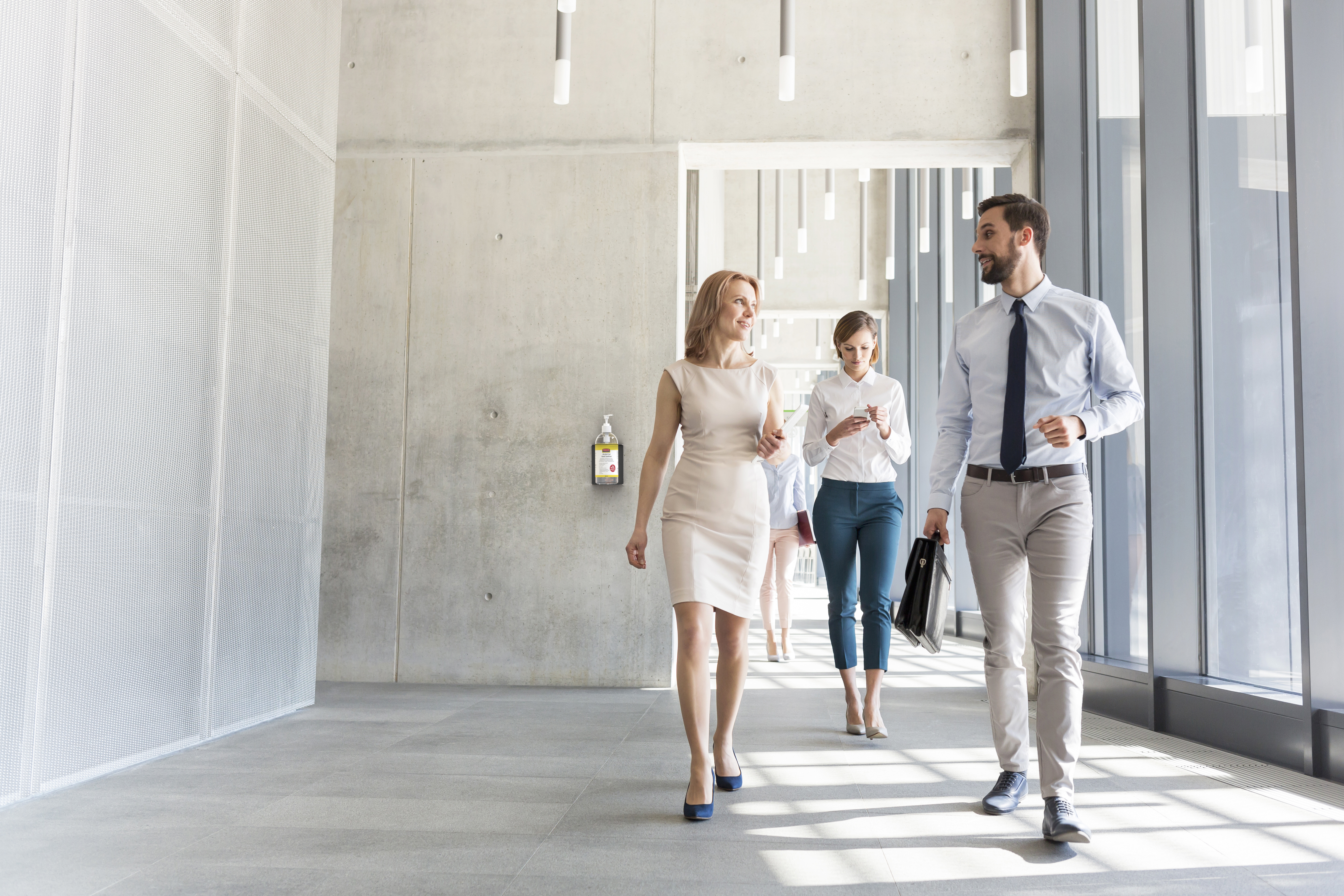 The Pump Top Sanitiser Wall Holder allows pump top sanitiser bottles to be mounted to any wall.