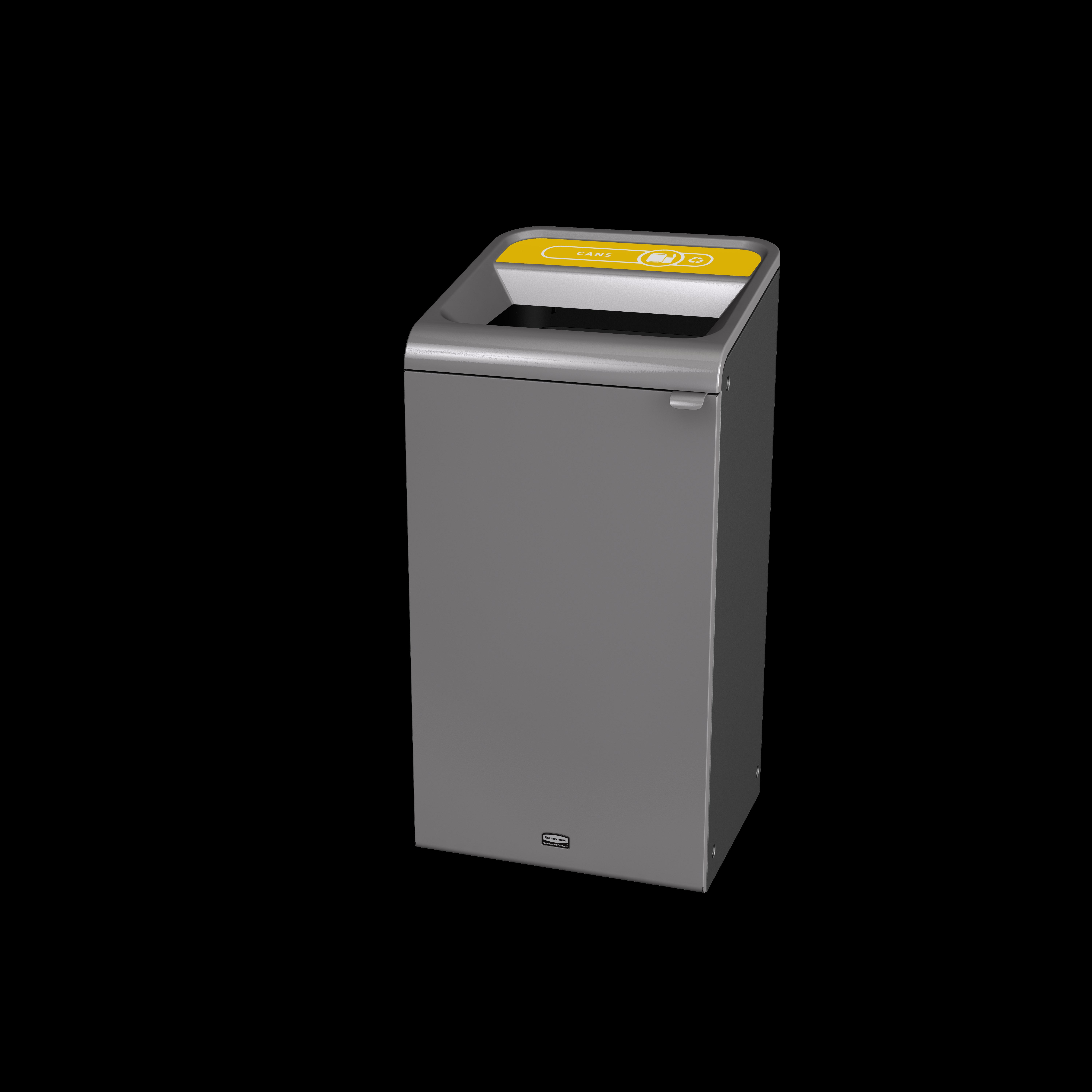 The Configure™ Decorative Waste Containers provide a recycling solution with sleek, smooth surfaces and contoured edges. This recycling system has a modern appearance that will fit seamlessly into any indoor or outdoor commercial environment. Please note: this SKU is a Configure™ 1-Stream 23 Gallon container with a "Cans" label.