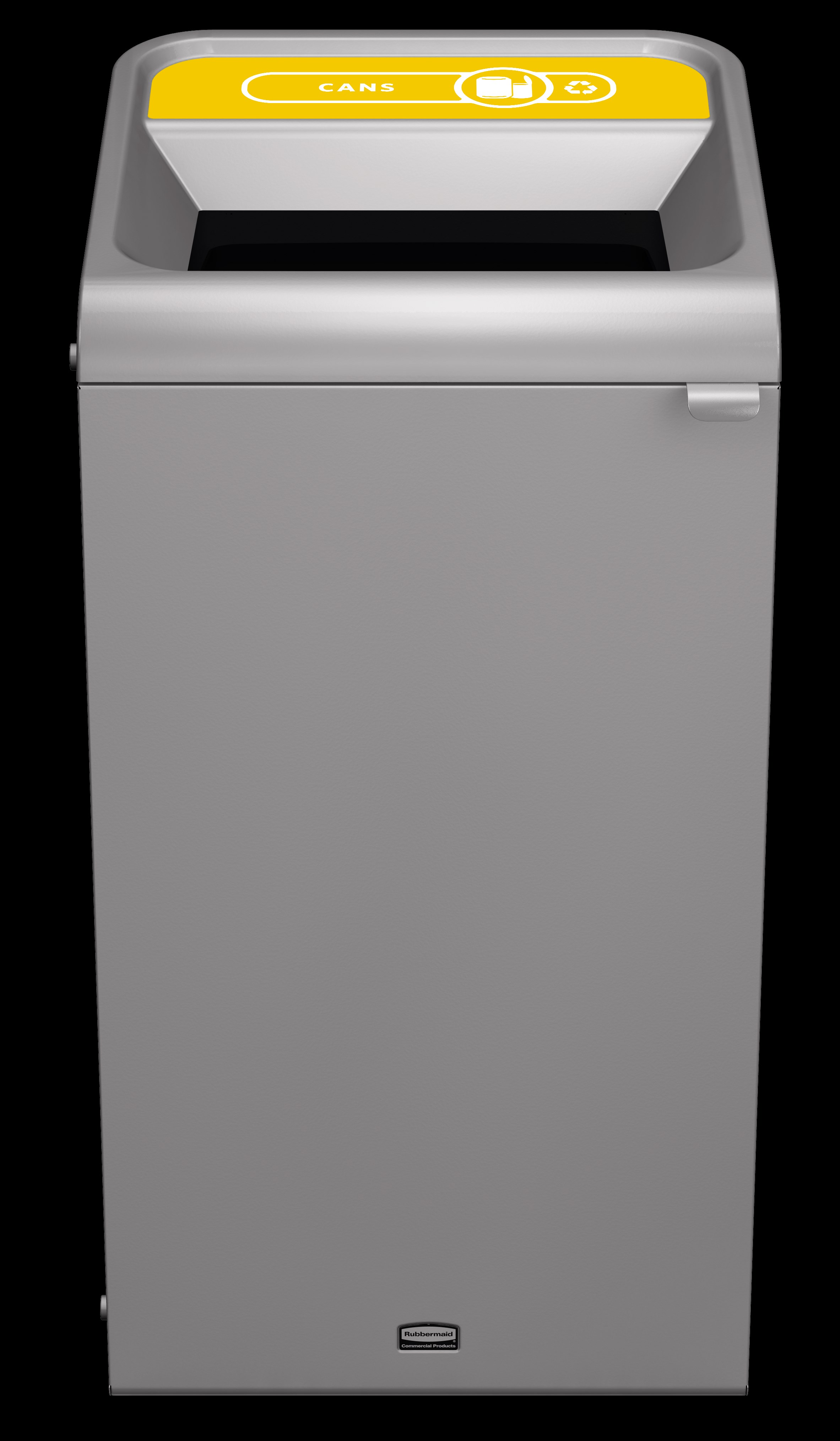 The Configure™ Decorative Waste Containers provide a recycling solution with sleek, smooth surfaces and contoured edges. This recycling system has a modern appearance that will fit seamlessly into any indoor or outdoor commercial environment. Please note: this SKU is a Configure™ 1-Stream 23 Gallon container with a "Cans" label.