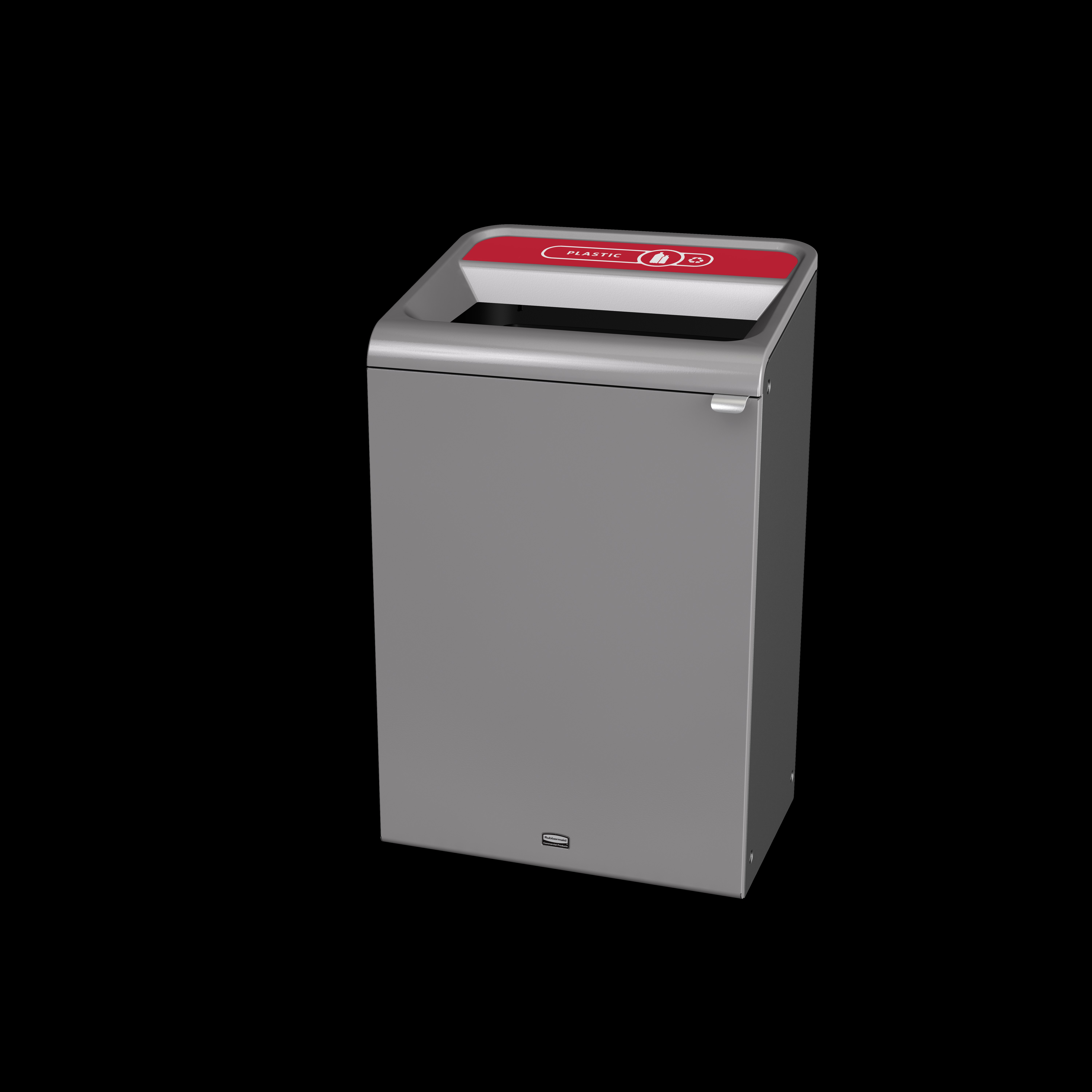 The Configure™ Decorative Waste Containers provide a recycling solution with sleek, smooth surfaces and contoured edges. This recycling system has a modern appearance that will fit seamlessly into any indoor or outdoor commercial environment. Please note: this SKU is a Configure™ 1-Stream 33 Gallon container with a "Plastic" label.