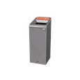 The Configure™ Decorative Waste Containers provide a recycling solution with sleek, smooth surfaces and contoured edges. This recycling system has a modern appearance that will fit seamlessly into any indoor or outdoor commercial environment. Please note: this SKU is a Configure™ 1-Stream 15 Gallon container with a "Glass" label.