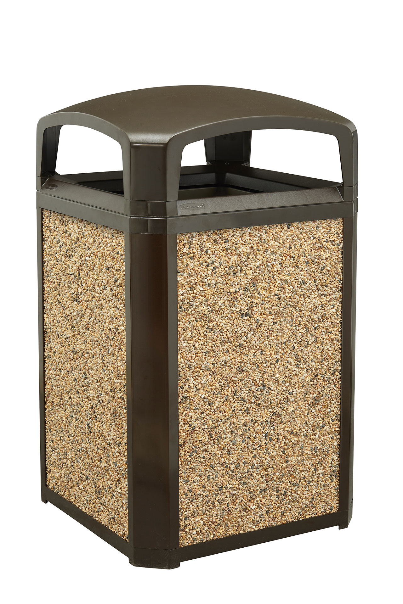 Decorative stone panel option for the Landmark Series® refuse collection. Can be used for both indoor and outdoor areas, including building entrances, Reception Areas and Shopping Centres