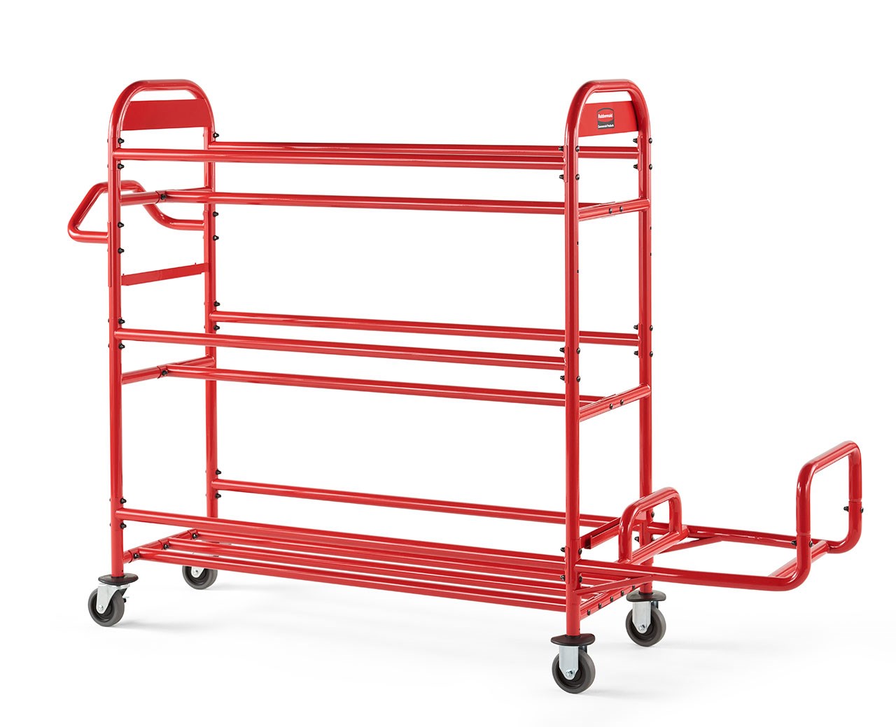 The Tote Storage Bracket increases the storage capacity of the Tote Picking Cart by providing extra storage of up to 9 additional tote bins.
