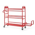 The Tote Storage Bracket increases the storage capacity of the Tote Picking Cart by providing extra storage of up to 9 additional tote bins.