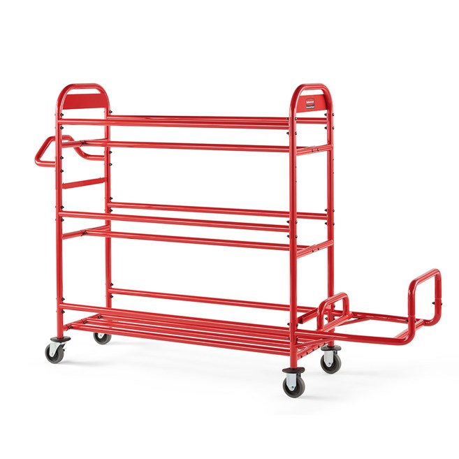 The Tote Storage Bracket increases the storage capacity of the Tote Picking Cart by providing extra storage of up to 9 additional tote bins.