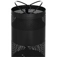 The heavy-duty, 25 Gallon Classics Decorative Recycling Container has a perforated steel design for a clean and modern appearance