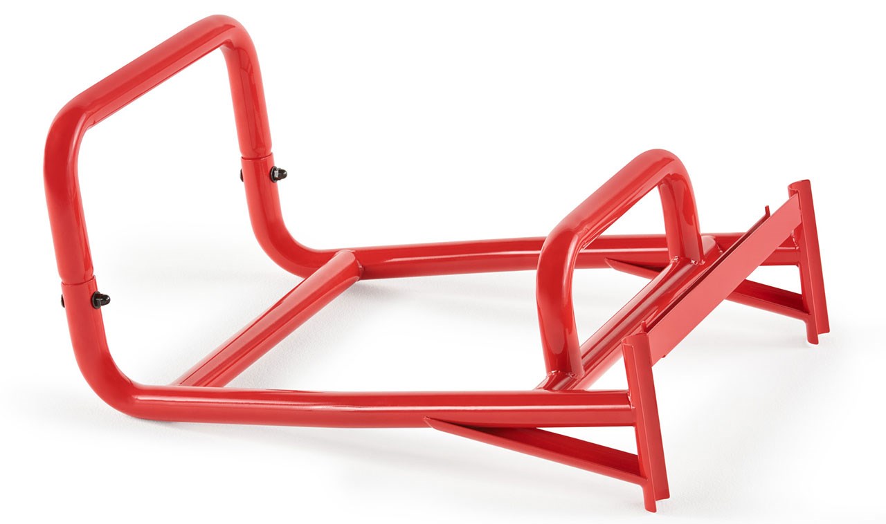 The Tote Storage Bracket increases the storage capacity of the Tote Picking Cart by providing extra storage of up to 9 additional tote bins.