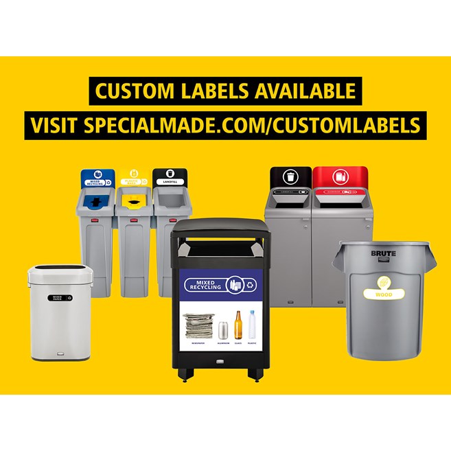 The sleek Silhouettes 22.5 Gallon FGSR18 Decorative Rectangle Indoor Waste Container has a contemporary perforated pattern designed to seamlessly and beautifully blend with modern facilities and environments. High-quality materials and craftsmanship ensure containers can withstand the rigors of everyday use.