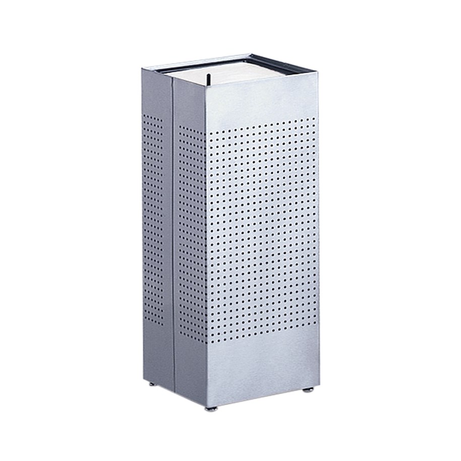 The sleek Silhouettes FGSCSU Square Sand Urn has a contemporary perforated pattern designed to seamlessly and beautifully blend with modern facilities and environments.