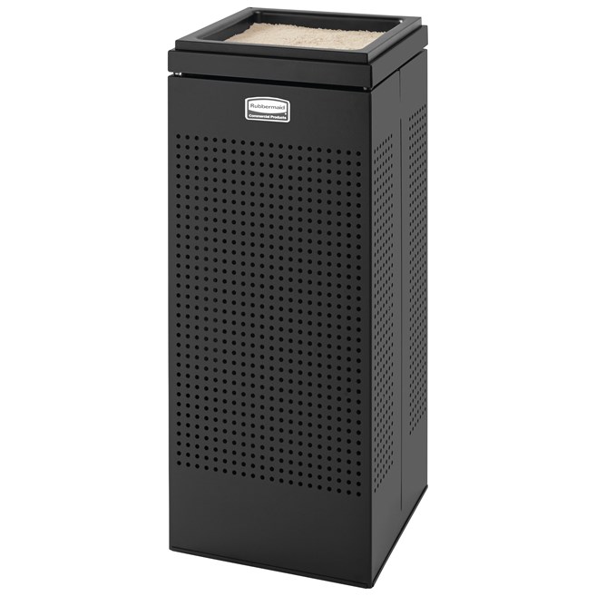 The sleek Silhouettes FGSCSU Square Sand Urn has a contemporary perforated pattern designed to seamlessly and beautifully blend with modern facilities and environments.