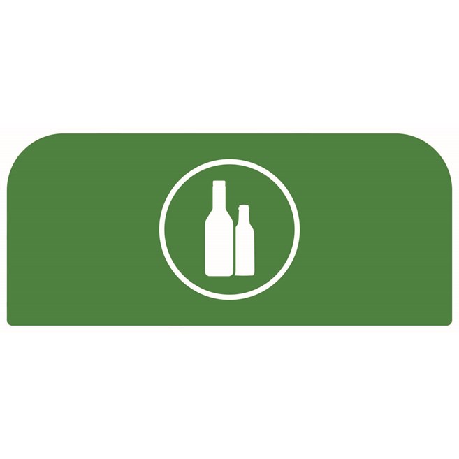 An easy to configure modular recycling system for facilities with sustainability and aesthetics in mind