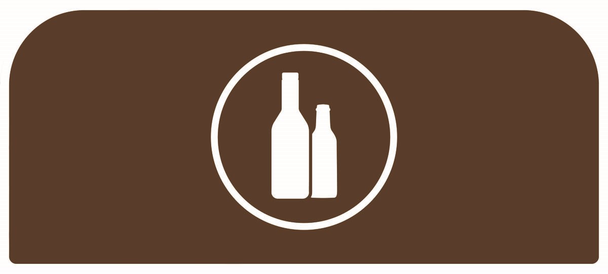 An easy to configure modular recycling system for facilities with sustainability and aesthetics in mind