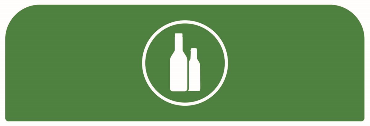 An easy to configure modular recycling system for facilities with sustainability and aesthetics in mind