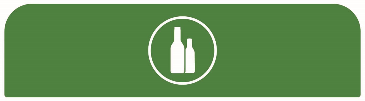 An easy to configure modular recycling system for facilities with sustainability and aesthetics in mind