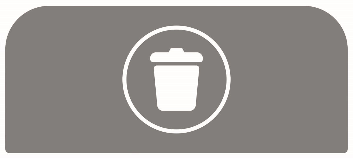 An easy to configure modular recycling system for facilities with sustainability and aesthetics in mind