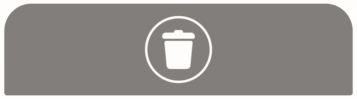 An easy to configure modular recycling system for facilities with sustainability and aesthetics in mind