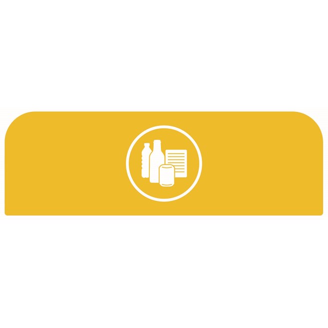 An easy to configure modular recycling system for facilities with sustainability and aesthetics in mind