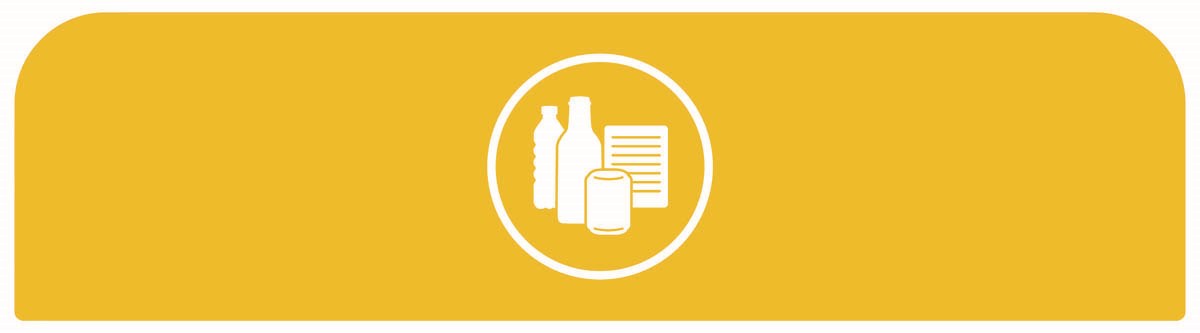 An easy to configure modular recycling system for facilities with sustainability and aesthetics in mind