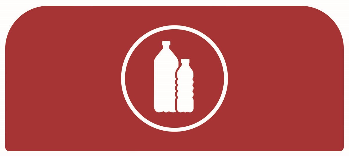 An easy to configure modular recycling system for facilities with sustainability and aesthetics in mind