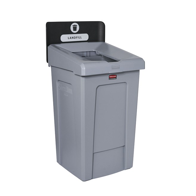 The Slim Jim® Recycling Station offers a front-of-house look with back-of-house functionality. It seamlessly connects with the 23G Slim Jim Recycling Station for a customizable recycling solution.