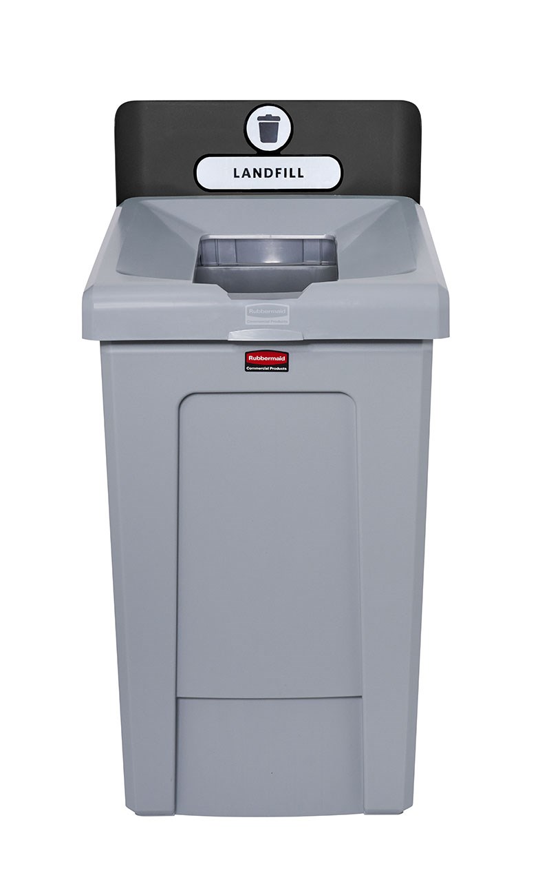 The Slim Jim® Recycling Station offers a front-of-house look with back-of-house functionality. It seamlessly connects with the 23G Slim Jim Recycling Station for a customizable recycling solution.