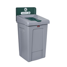 The Slim Jim® Recycling Station offers a front-of-house look with back-of-house functionality. It seamlessly connects with the 23G Slim Jim Recycling Station for a customizable recycling solution.