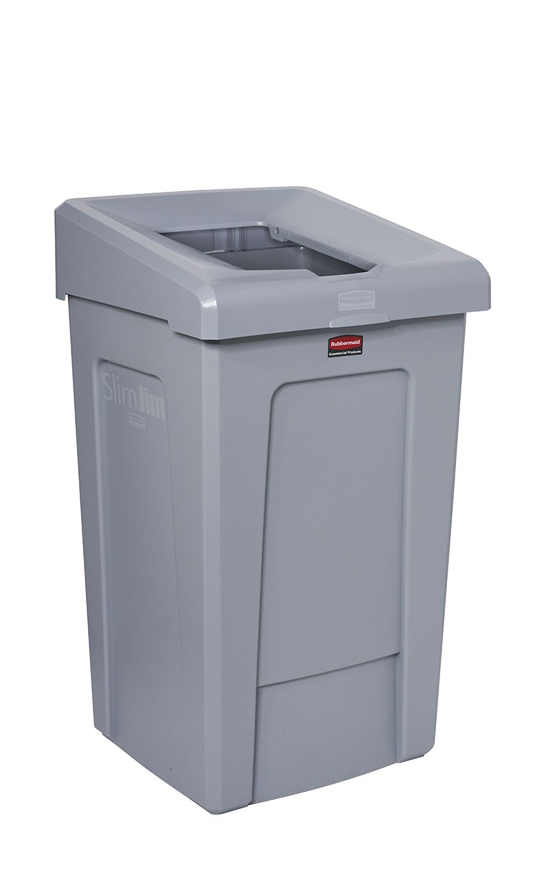 The Slim Jim® Recycling Station offers a front-of-house look with back-of-house functionality. It seamlessly connects with the 23G Slim Jim Recycling Station for a customizable recycling solution.