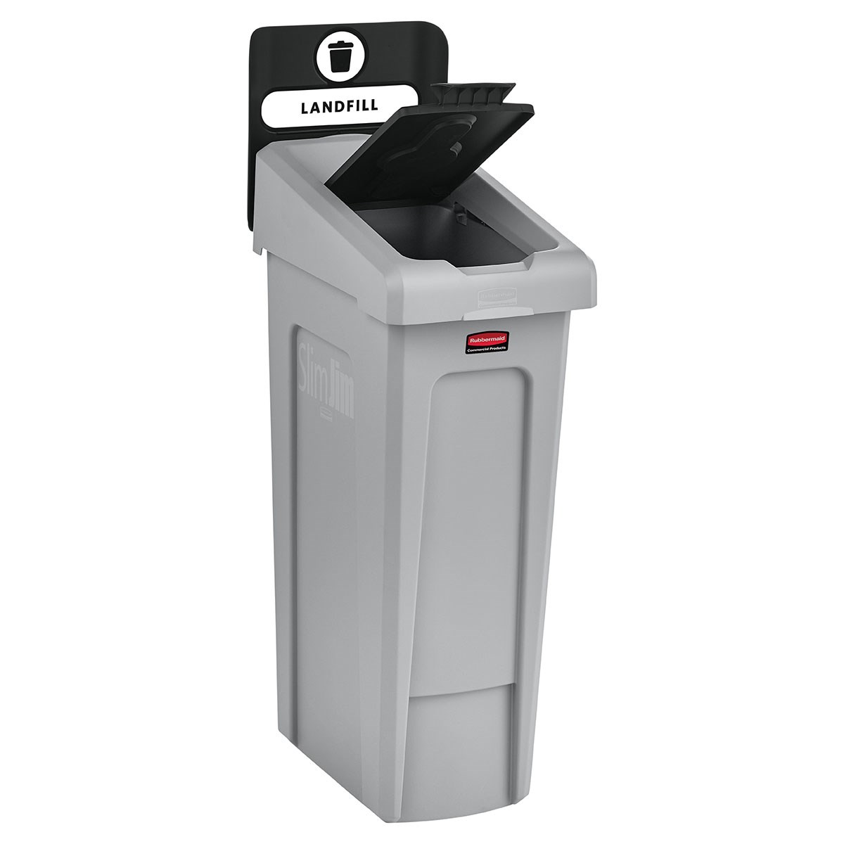The Slim Jim® Recycling Station offers a front-of-house look with back-of-house functionality. It seamlessly connects with the 33G Slim Jim Recycling Station for a customizable recycling solution.
