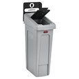 The Slim Jim® Recycling Station offers a front-of-house look with back-of-house functionality. It seamlessly connects with the 33G Slim Jim Recycling Station for a customizable recycling solution.