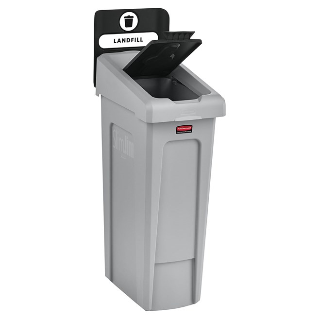 The Slim Jim® Recycling Station offers a front-of-house look with back-of-house functionality. It seamlessly connects with the 33G Slim Jim Recycling Station for a customizable recycling solution.