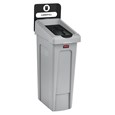 The Slim Jim® Recycling Station offers a front-of-house look with back-of-house functionality. It seamlessly connects with the 33G Slim Jim Recycling Station for a customizable recycling solution.