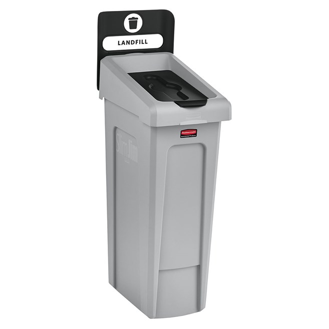 The Slim Jim® Recycling Station offers a front-of-house look with back-of-house functionality. It seamlessly connects with the 33G Slim Jim Recycling Station for a customizable recycling solution.