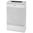 The sleek Silhouettes 13 Gallon FGSR14 Decorative Rectangle Indoor Waste Container has a contemporary perforated pattern designed to seamlessly and beautifully blend with modern facilities and environments. High-quality materials and craftsmanship ensure containers can withstand the rigors of everyday use.