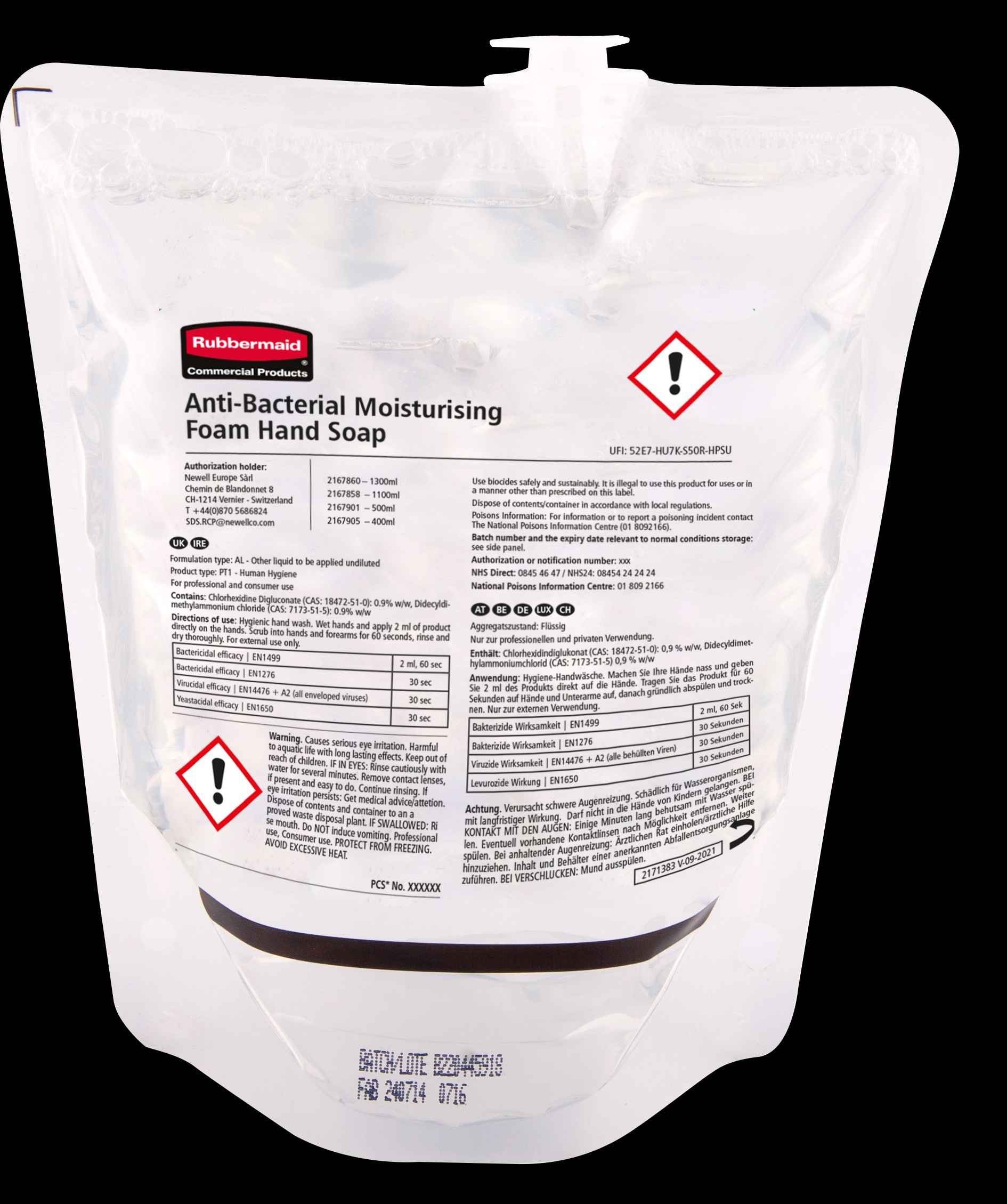Antibacterial soap that kills germs, ideal for facilities looking for added peace of mind.