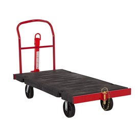 The Towable Platform Truck is ideal for moving multiple heavy oversized loads throughout a facility with up to a 2,500 lb. capacity.