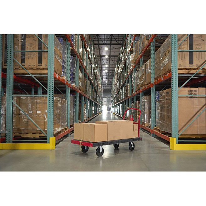 The Towable Platform Truck is ideal for moving multiple heavy oversized loads throughout a facility with up to a 2,500 lb. capacity.