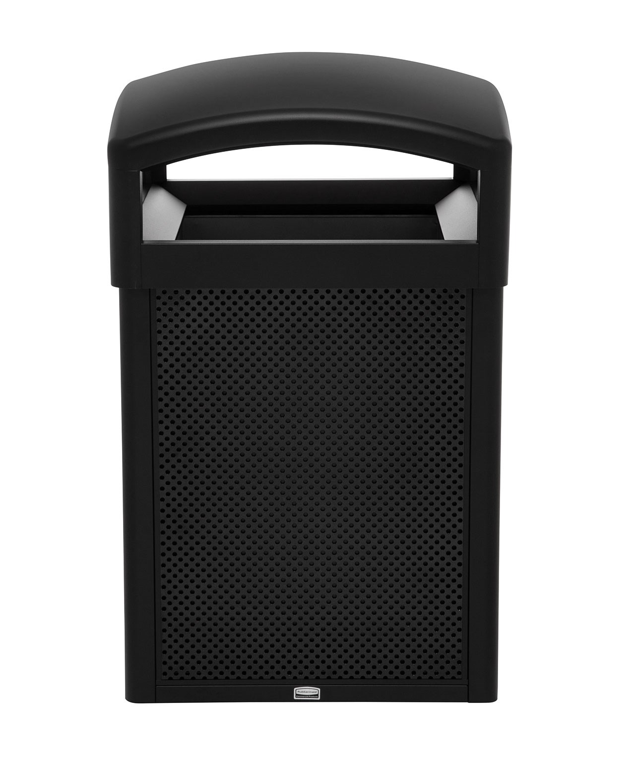 Tấm kim loại trang trí cỡ trung kết hợp với Thùng chứa Landmark Series 35 Gal (bán riêng) hoặc Thùng chứa Tailor™ 41 Gal (bán riêng) để tạo ra giải pháp xử lý chất thải có thể tùy chỉnh.