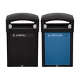 The Medium Mixed Recycling  Decorative Panels pair with the 35 Gal Landmark Series Containers (sold separately) or 41 Gal Tailor™ Container (sold separately) for a customizable waste solution.