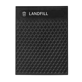 The Medium Landfill Decorative Panels pair with the 35 Gal Landmark Series Containers (sold separately) or 41 Gal Tailor™ Container (sold separately) for a customizable waste solution.